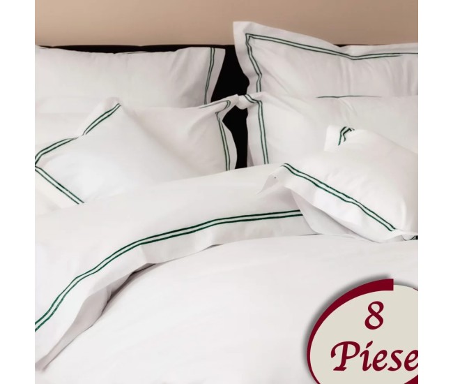 Lenjerie de pat bumbac 100% 8 piese (8pcs14)